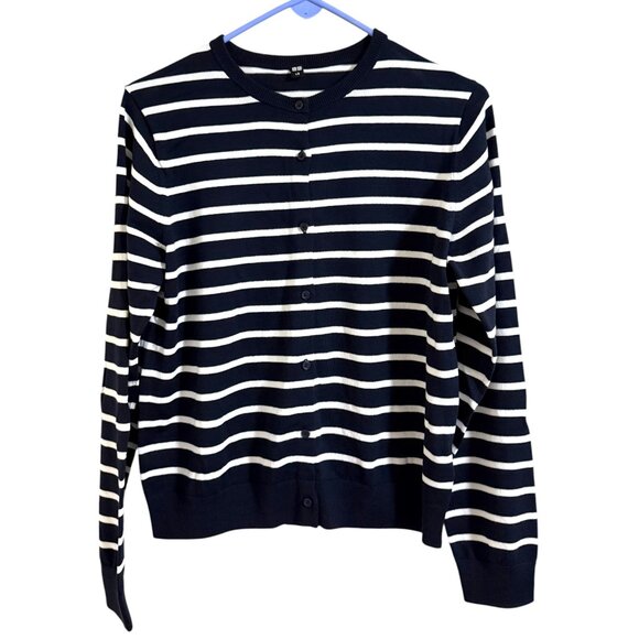 NWOT Uniqlo UV Protection Cardigan | Striped - Picture 3 of 7
